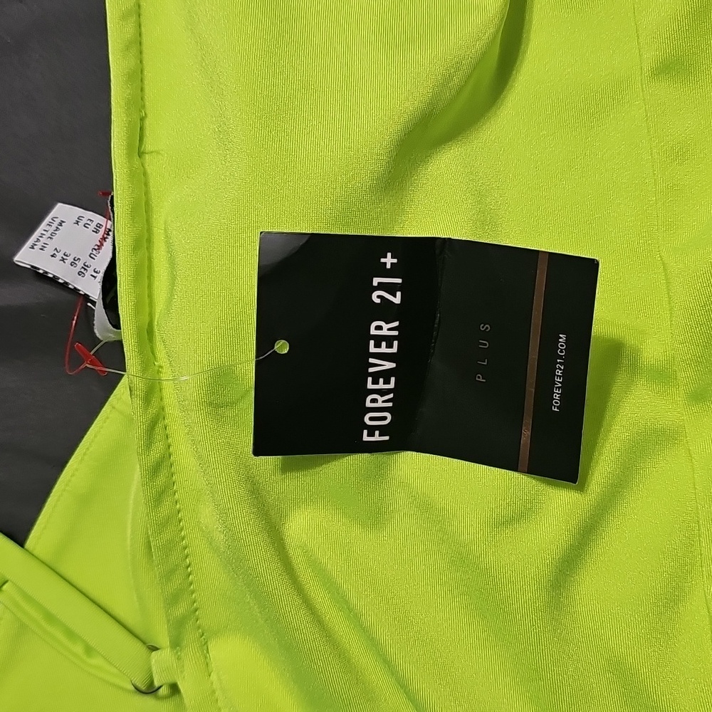 Forever 21 Bright Green Dress - Picture 3 of 4